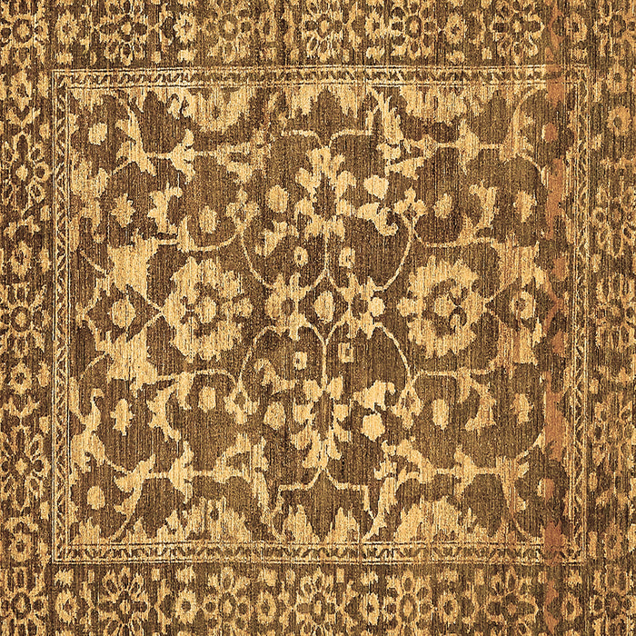 Square Abstract Brown Modern Rug, abs503brn