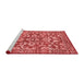 Modern Red Washable Rugs