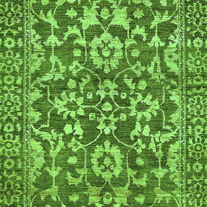 Abstract Green Modern Rug, abs503grn