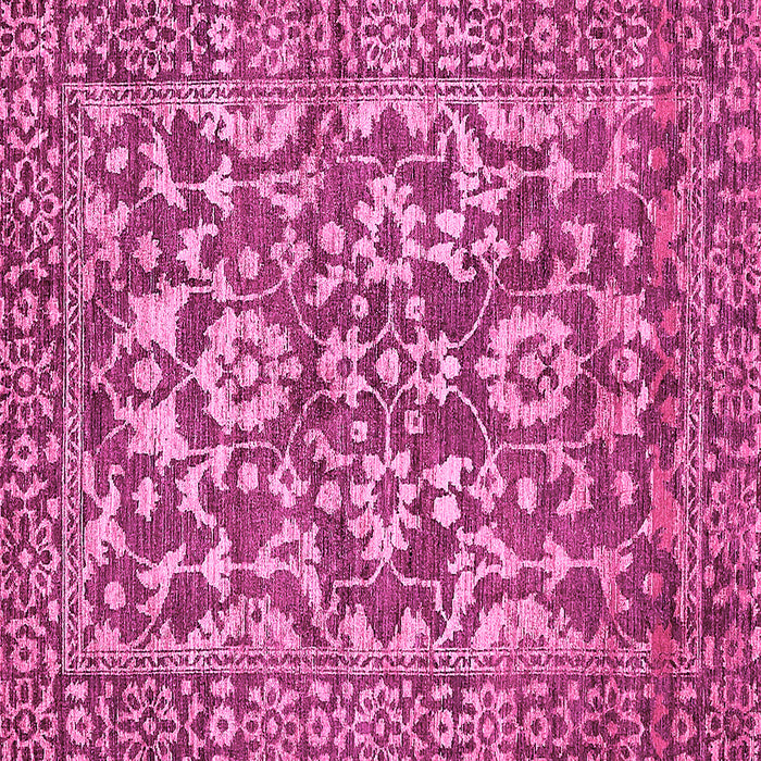 Square Abstract Pink Modern Rug, abs503pnk
