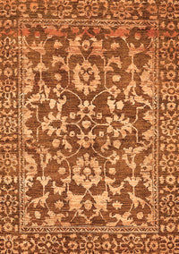 Abstract Orange Modern Rug, abs503org