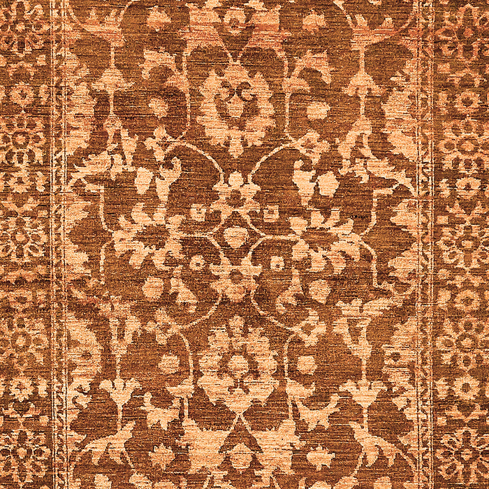 Abstract Orange Modern Rug, abs503org