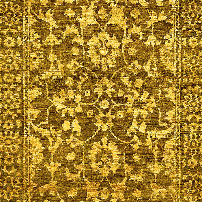 Abstract Yellow Modern Rug, abs503yw