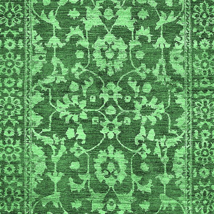 Abstract Emerald Green Modern Rug, abs503emgrn