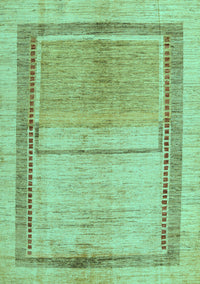 Oriental Turquoise Modern Rug, abs5040turq