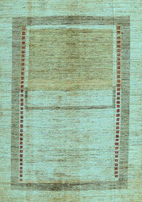 Oriental Light Blue Modern Rug, abs5040lblu