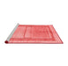 Modern Red Washable Rugs