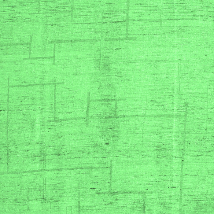 Machine Washable Oriental Emerald Green Modern Area Rugs, wshabs5041emgrn