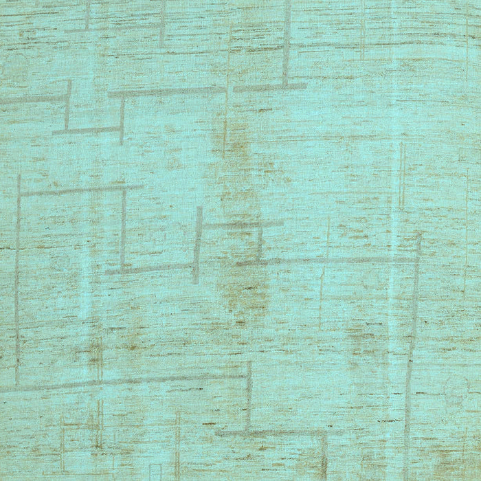 Machine Washable Oriental Light Blue Modern Rug, wshabs5041lblu
