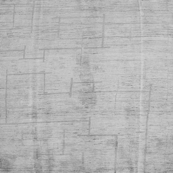 Square Machine Washable Oriental Gray Modern Rug, wshabs5041gry