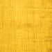 Square Oriental Yellow Modern Rug, abs5041yw