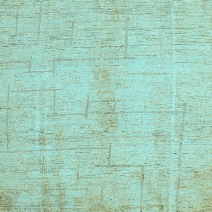 Square Oriental Light Blue Modern Rug, abs5041lblu