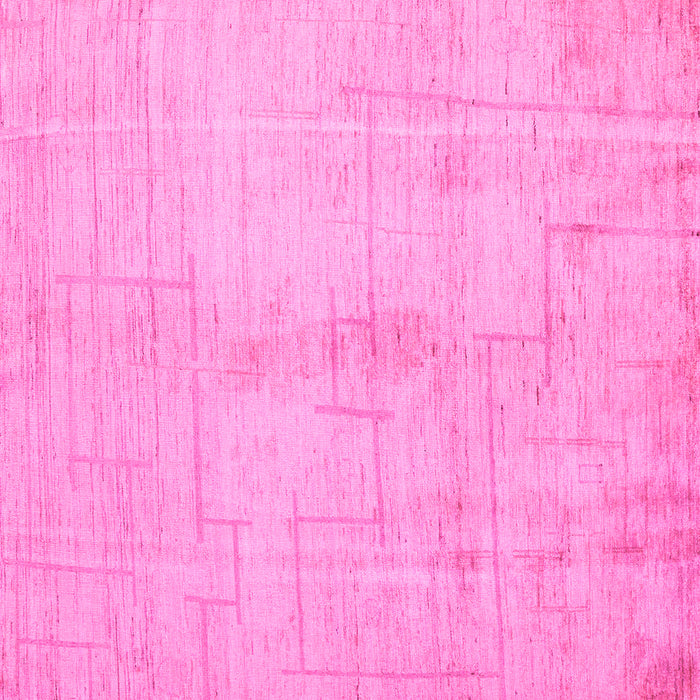 Square Oriental Pink Modern Rug, abs5041pnk