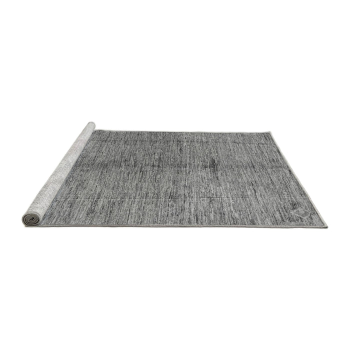 Sideview of Machine Washable Oriental Gray Modern Rug, wshabs5042gry