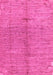 Machine Washable Oriental Pink Modern Rug, wshabs5042pnk