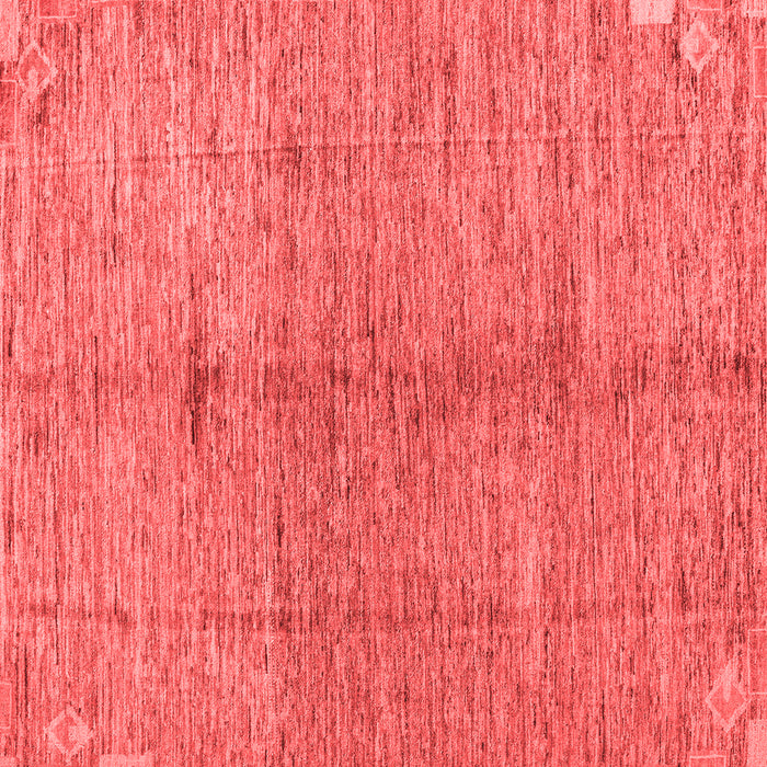 Machine Washable Oriental Red Modern Rug, wshabs5042red