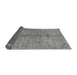 Sideview of Oriental Gray Modern Rug, abs5042gry