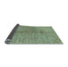 Sideview of Oriental Light Blue Modern Rug, abs5042lblu