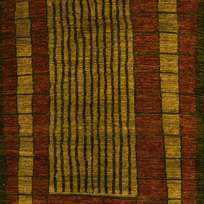 Oriental Yellow Modern Rug, abs5043yw