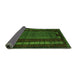 Sideview of Oriental Green Modern Rug, abs5043grn