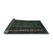 Sideview of Oriental Light Blue Modern Rug, abs5043lblu