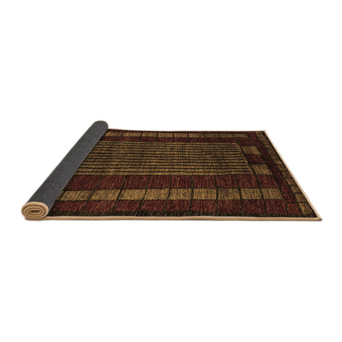 Sideview of Oriental Brown Modern Rug, abs5043brn