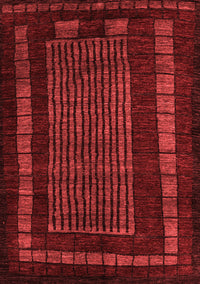 Oriental Red Modern Rug, abs5043red