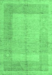 Abstract Emerald Green Modern Rug, abs5044emgrn