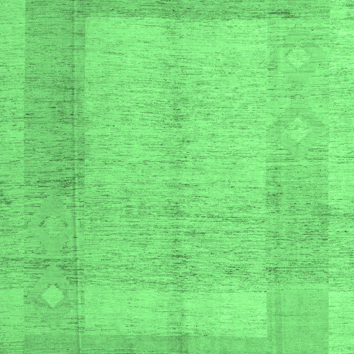 Abstract Emerald Green Modern Rug, abs5044emgrn