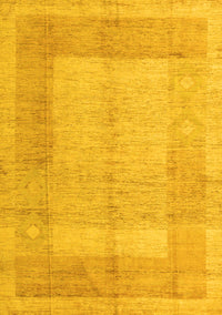 Abstract Yellow Modern Rug, abs5044yw