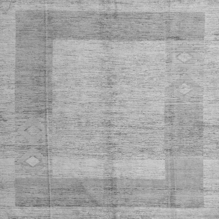 Square Machine Washable Abstract Gray Modern Rug, wshabs5044gry
