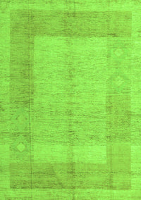 Abstract Green Modern Rug, abs5044grn