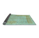 Sideview of Abstract Light Blue Modern Rug, abs5044lblu