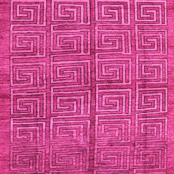 Machine Washable Abstract Pink Modern Rug, wshabs5045pnk