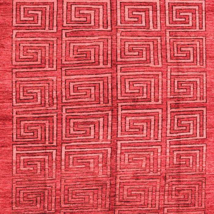 Abstract Red Modern Area Rugs