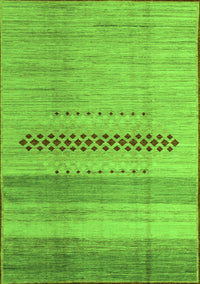 Abstract Green Modern Rug, abs5046grn