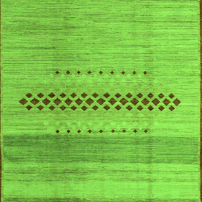 Abstract Green Modern Rug, abs5046grn