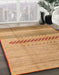 Machine Washable Abstract Orange Rug in a Family Room, wshabs5046