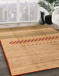 Abstract Orange Modern Rug, abs5046