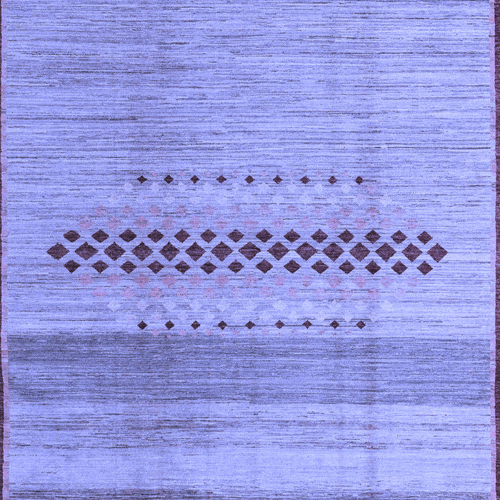 Abstract Blue Modern Rug, abs5046blu