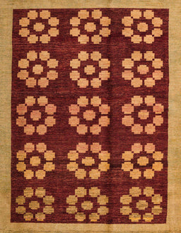 Abstract Orange Modern Rug, abs5047