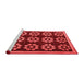 Modern Red Washable Rugs