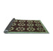 Sideview of Abstract Light Blue Modern Rug, abs5047lblu