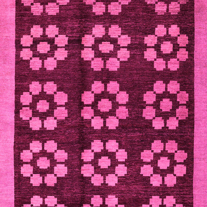 Machine Washable Abstract Pink Modern Rug, wshabs5047pnk
