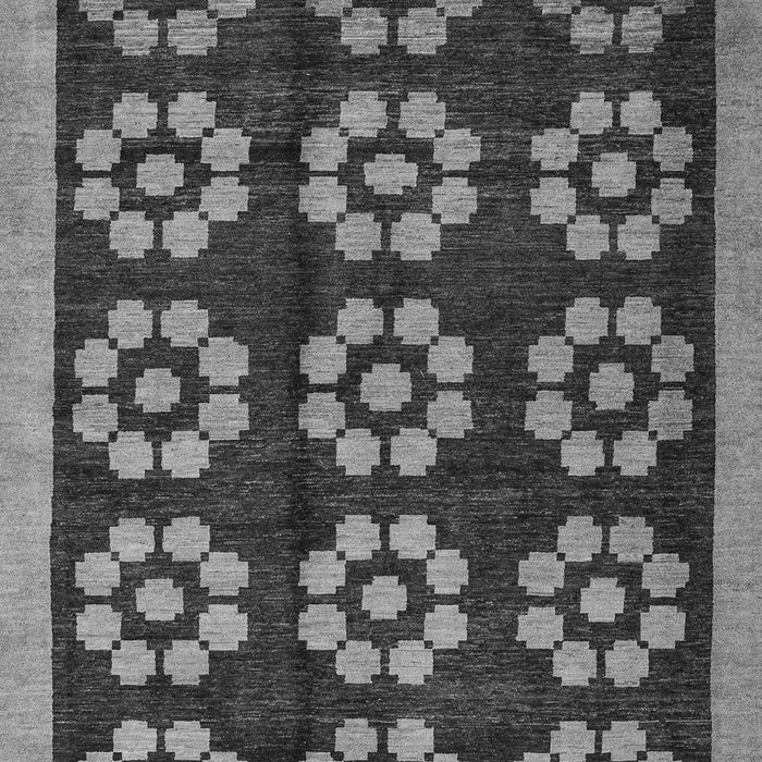 Machine Washable Abstract Gray Modern Rug, wshabs5047gry