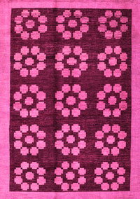 Abstract Pink Modern Rug, abs5047pnk