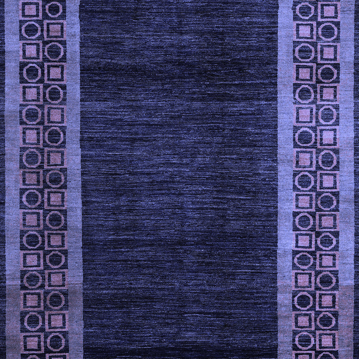 Abstract Blue Modern Rug, abs5048blu