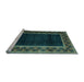 Sideview of Machine Washable Abstract Light Blue Modern Rug, wshabs5048lblu