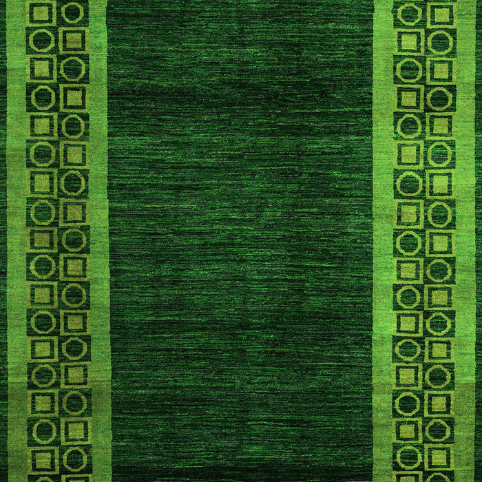 Abstract Green Modern Rug, abs5048grn