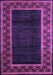 Machine Washable Abstract Purple Modern Area Rugs, wshabs5048pur